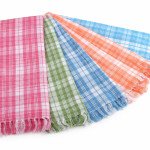 Premium Cotton Multicolour Check Bath Towel – 30x60 Inch